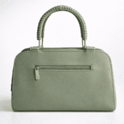 Elegant Quilted Handbag with Teddy Charm – Premium Women’s Top Handle Purse - Image 2