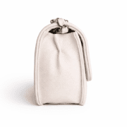 Elegant White Chain‑Strap Mini Crossbody Handbag - Image 2