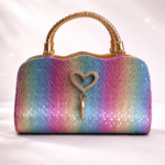 Aurora Borealis Rainbow Sequin Handbag | Mermaid Glow Party Purse