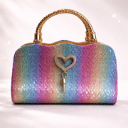 Aurora Borealis Rainbow Sequin Handbag | Mermaid Glow Party Purse