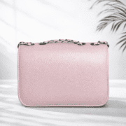 Classic White Quilted Chain Sling Bag for Women (Elegant Crossbody Shoulder Handbag) - Image 2