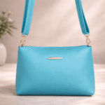 Elegant Sky Blue Crossbody Shoulder Bag for Women