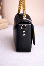 Elegant Black Chain Sling Bag for Women - Image 2