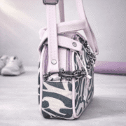 Trendy Zebra Print Mini Shoulder Handbag with Chain Detail - Image 3