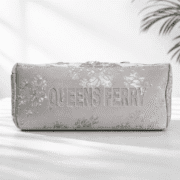 Elegant Floral Print Panda Lock Handbag for Women (Premium Grey Shoulder Bag) - Image 2