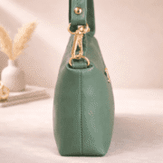 Minimalist Sage Green Crossbody Shoulder Bag for Women - Image 3