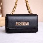 Elegant Black Chain Sling Bag for Women