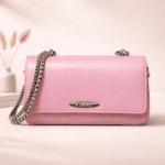 Elegant Baby Pink Chain Sling Bag for Women