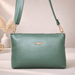 Minimalist Sage Green Crossbody Shoulder Bag for Women